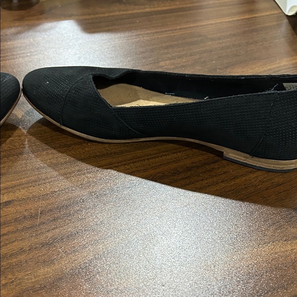 TOMS Women's Classic Jutti Neat Black Flats - Picture 7 of 9